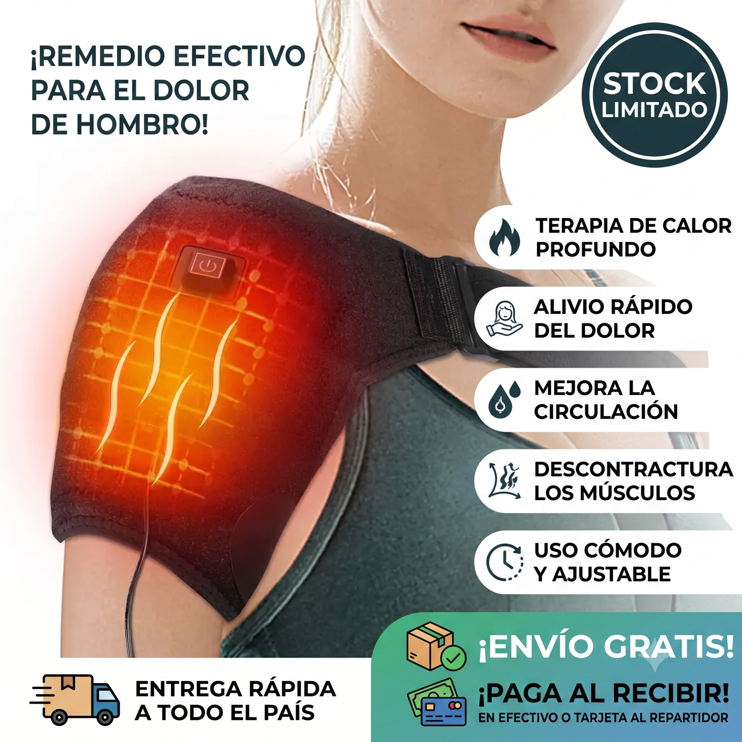 Hombrera Térmica 3 Niveles Calor