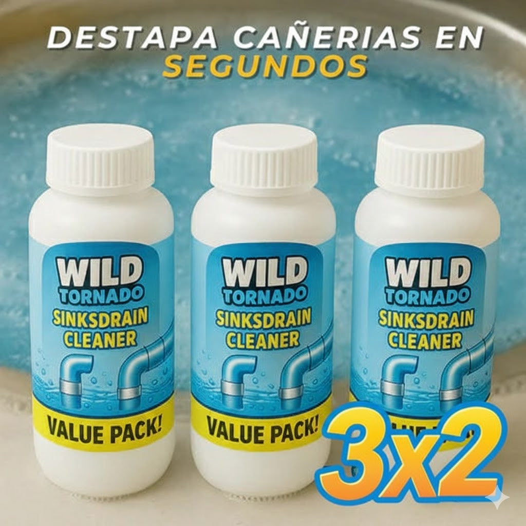 Wild Tornado – ¡Destapa cañerías al instante! Lleva 3 y paga 2