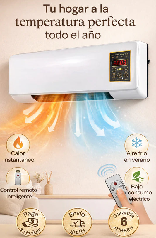 ¡Refresca y climatiza tu hogar en minutos! Aire Acondicionado 2 en 1