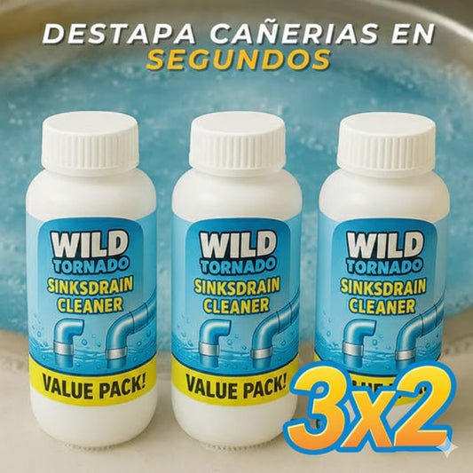 Wild Tornado – ¡Destapa cañerías al instante! Lleva 3 y paga 2