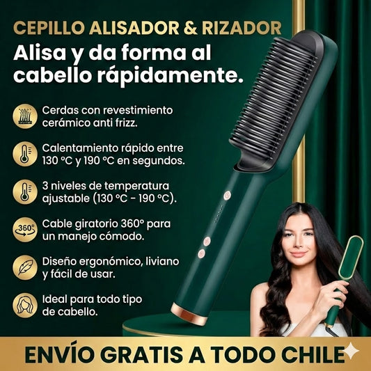 Cepillo Alisador & Rizador Multifuncional Profesional